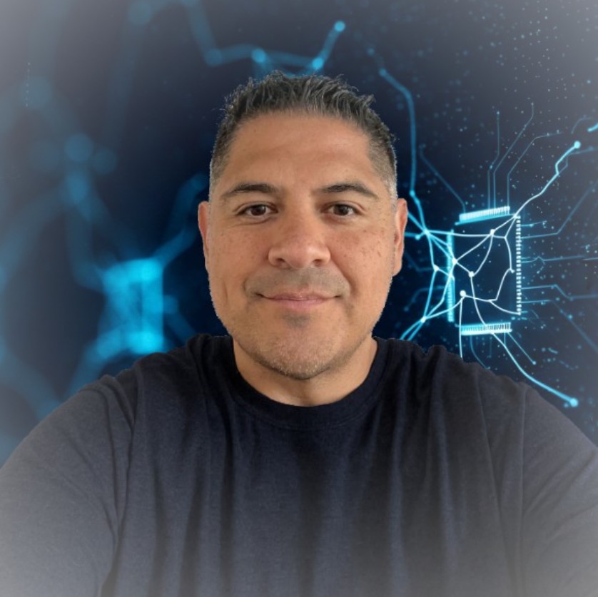 Professional executive leader in modern tech office